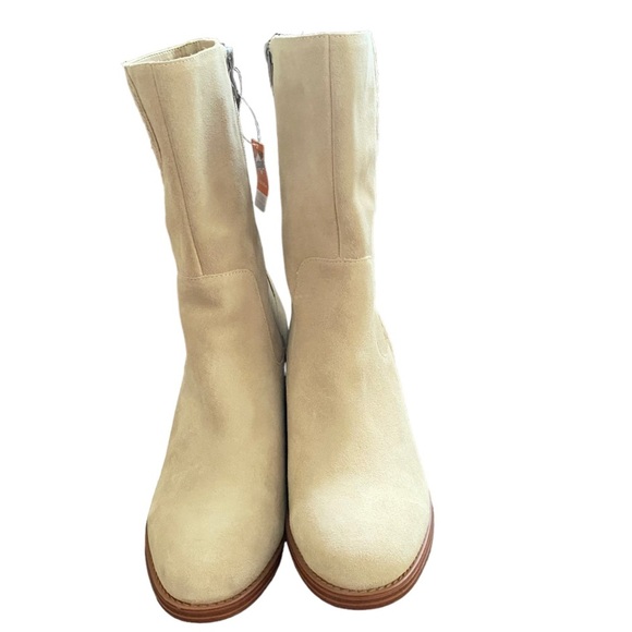 Vince Camuto Oil and Water-Repellent Mid-Shaft Suede Boots -Zelcinna NWT Size 11 - Picture 3 of 6